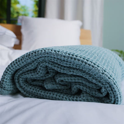 product image for Alba Porcelain Cotton Throw By Designers Guildbldg0286 3 8