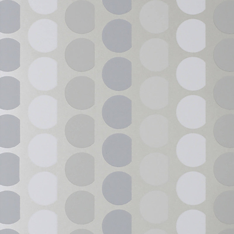 media image for Circles & Stripes Wallpaper in Grey/Taupe/Orange 262