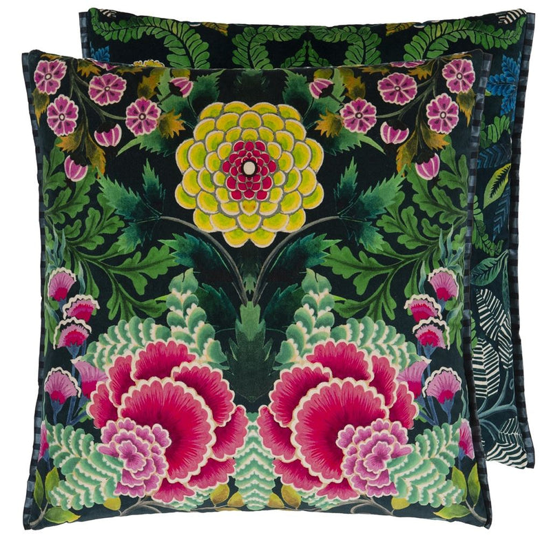 media image for Brocart Decoratif Velours Cushion By Designers Guild Ccdg1451 2 242