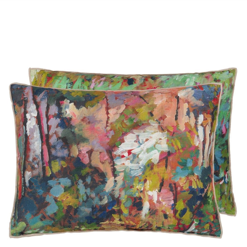 media image for Foret Impressionniste Forest Cushion By Designers Guild Ccdg1460 1 226