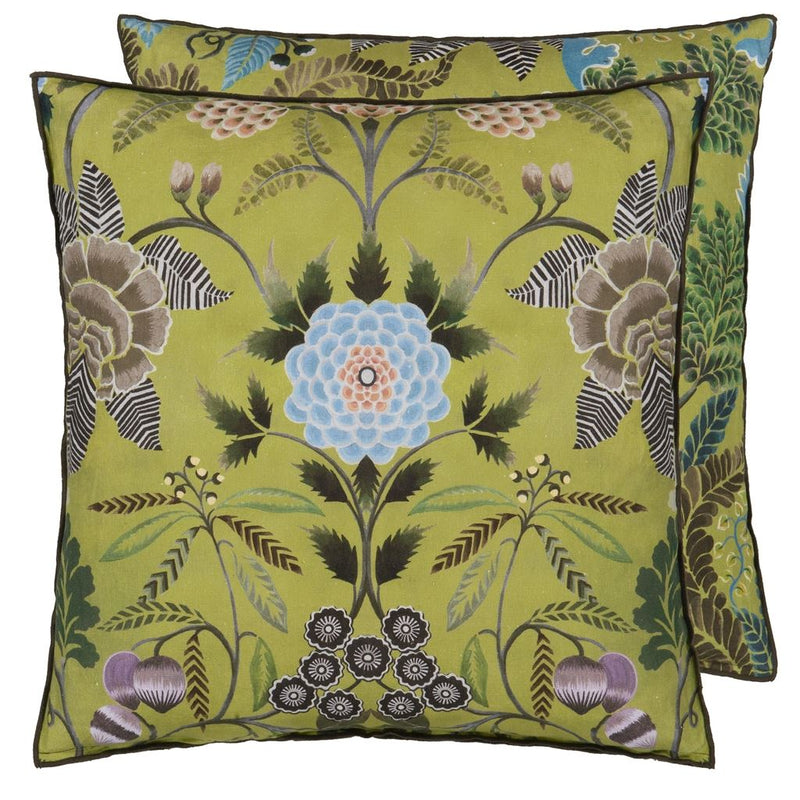 media image for Brocart Decoratif Linen Cushion By Designers Guild Ccdg1453 2 269