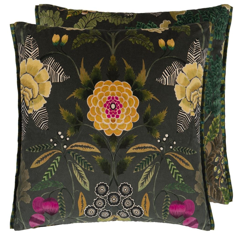 media image for Brocart Decoratif Velours Cushion By Designers Guild Ccdg1451 3 271