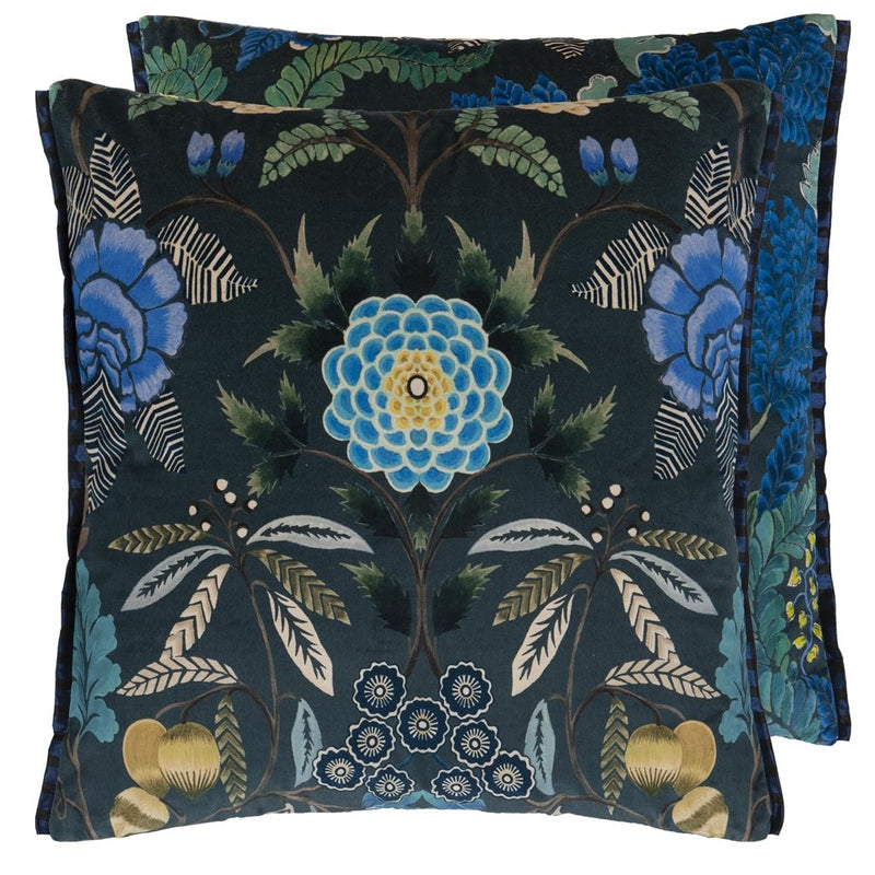 media image for Brocart Decoratif Velours Cushion By Designers Guild Ccdg1451 1 212