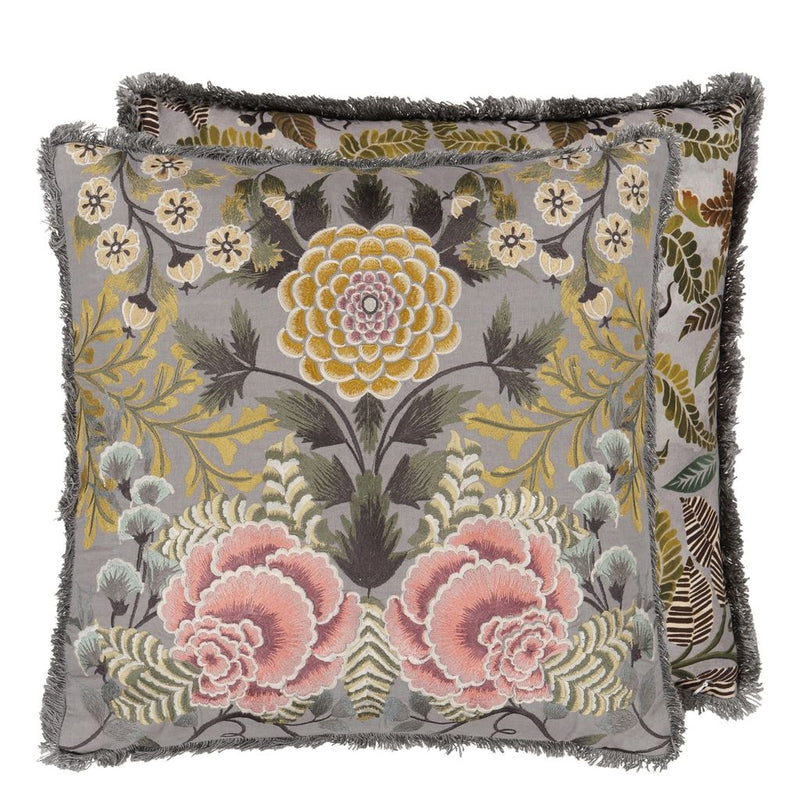 media image for Brocart Decoratif Embroidered Cushion By Designers Guild Ccdg1467 3 246
