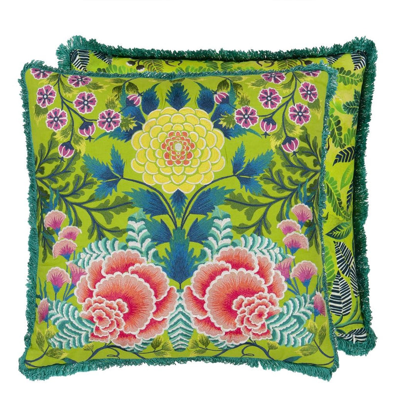 media image for Brocart Decoratif Embroidered Cushion By Designers Guild Ccdg1467 2 272