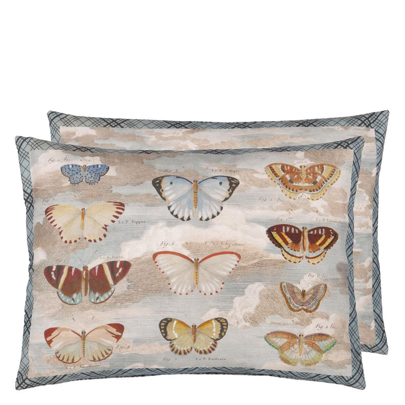 media image for Butterfly Studies Parchment Cushion By Designers Guild Ccjd5089 1 24