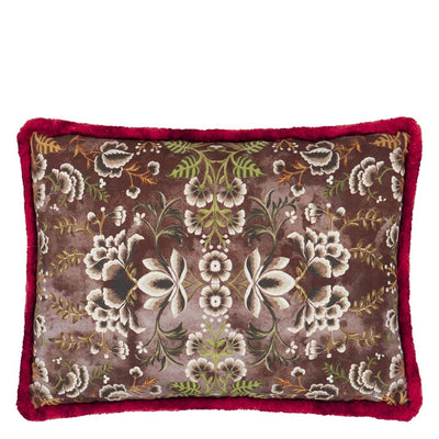 product image for Rose De Damas Embroidered Cushion By Designers Guild Ccdg1469 5 1