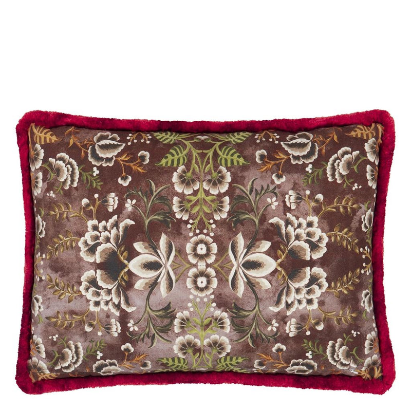 media image for Rose De Damas Embroidered Cushion By Designers Guild Ccdg1469 5 219