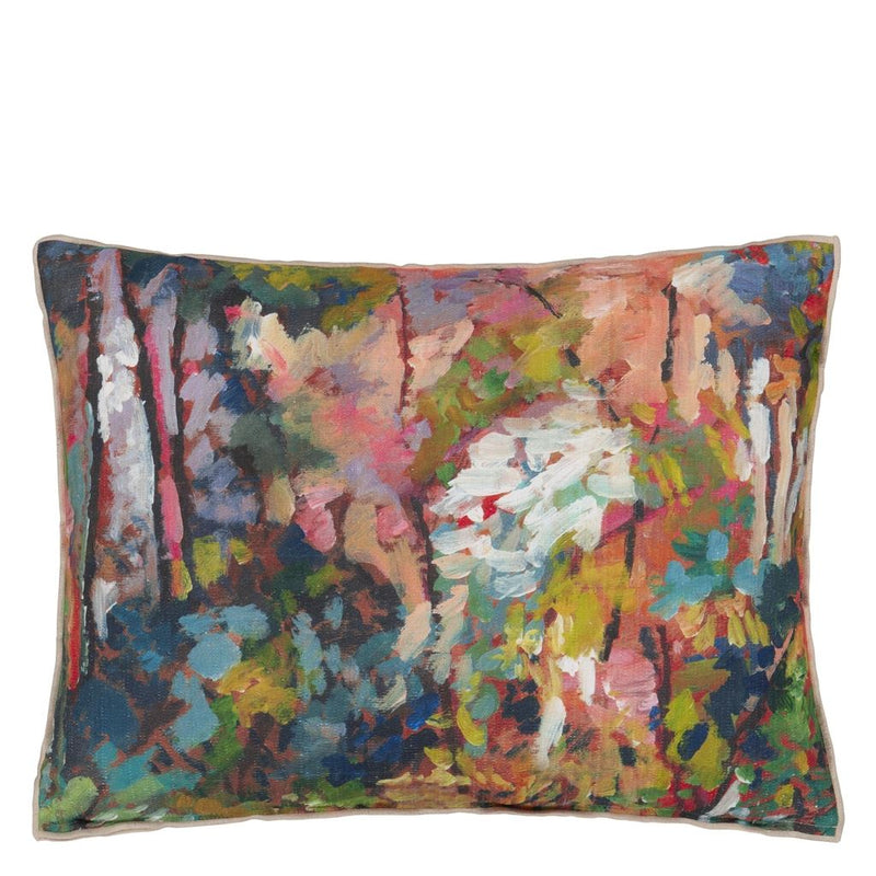 media image for Foret Impressionniste Forest Cushion By Designers Guild Ccdg1460 2 278