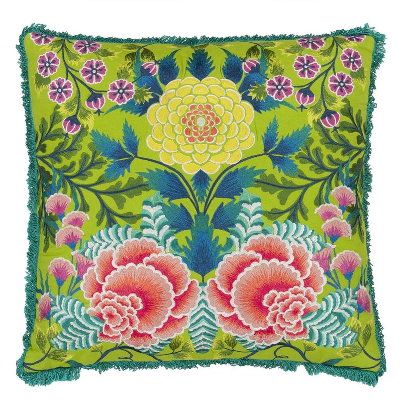 media image for Brocart Decoratif Embroidered Cushion By Designers Guild Ccdg1467 6 273