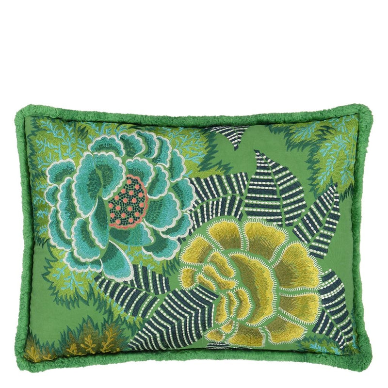media image for Rose De Damas Embroidered Cushion By Designers Guild Ccdg1469 8 24