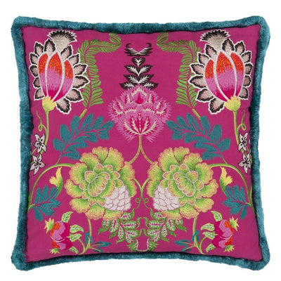 product image for Brocart Decoratif Embroidered Cushion By Designers Guild Ccdg1467 4 58