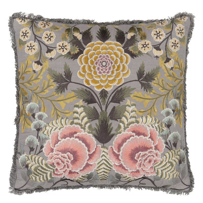 product image for Brocart Decoratif Embroidered Cushion By Designers Guild Ccdg1467 8 47