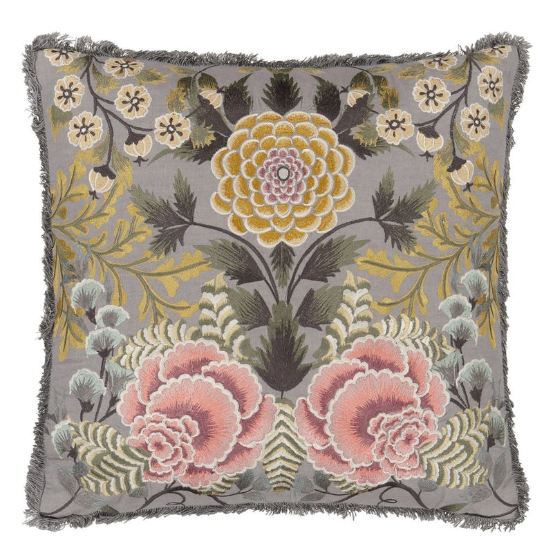 media image for Brocart Decoratif Embroidered Cushion By Designers Guild Ccdg1467 8 214