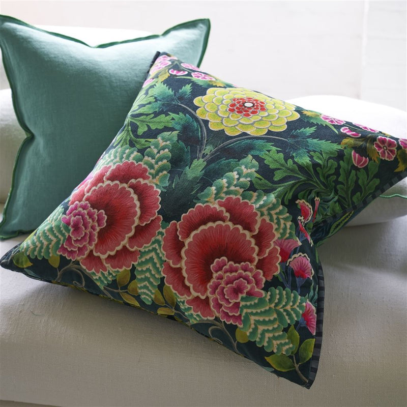media image for Brocart Decoratif Velours Cushion By Designers Guild Ccdg1451 13 222