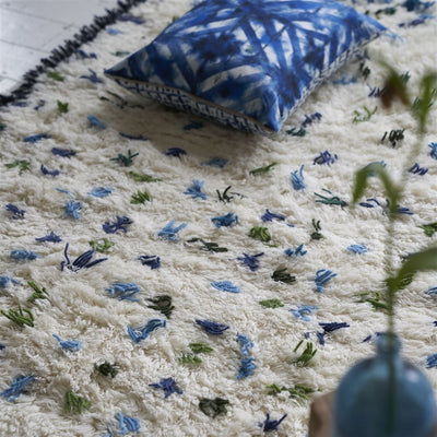 product image for Valais Cobalt Rugs By Designers Guild Rugdg0887 4 60