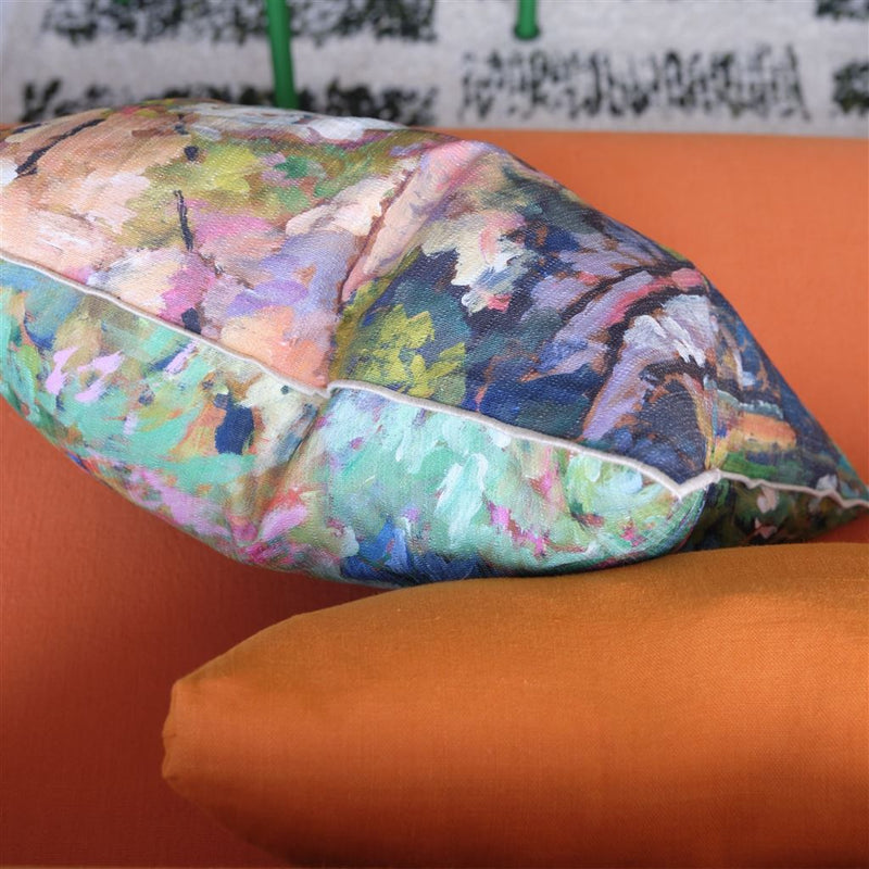 media image for Foret Impressionniste Forest Cushion By Designers Guild Ccdg1460 7 276