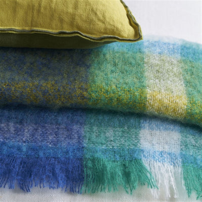 product image for Fontaine Cobalt Throw By Designers Guild Bldg0288 5 13