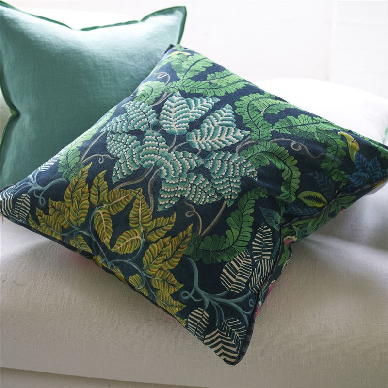 media image for Brocart Decoratif Velours Cushion By Designers Guild Ccdg1451 16 23