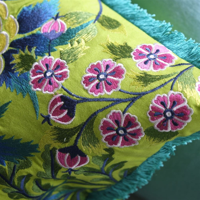 media image for Brocart Decoratif Embroidered Cushion By Designers Guild Ccdg1467 18 254