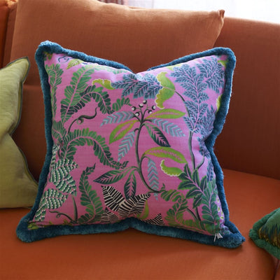 product image for Brocart Decoratif Embroidered Cushion By Designers Guild Ccdg1467 17 8