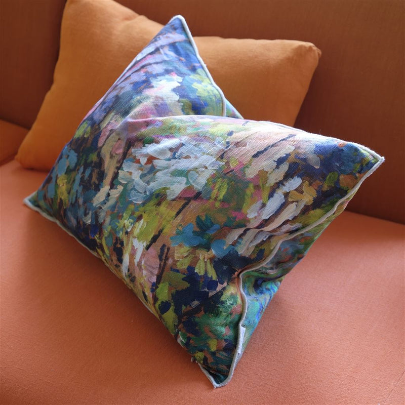 media image for Foret Impressionniste Forest Cushion By Designers Guild Ccdg1460 6 296