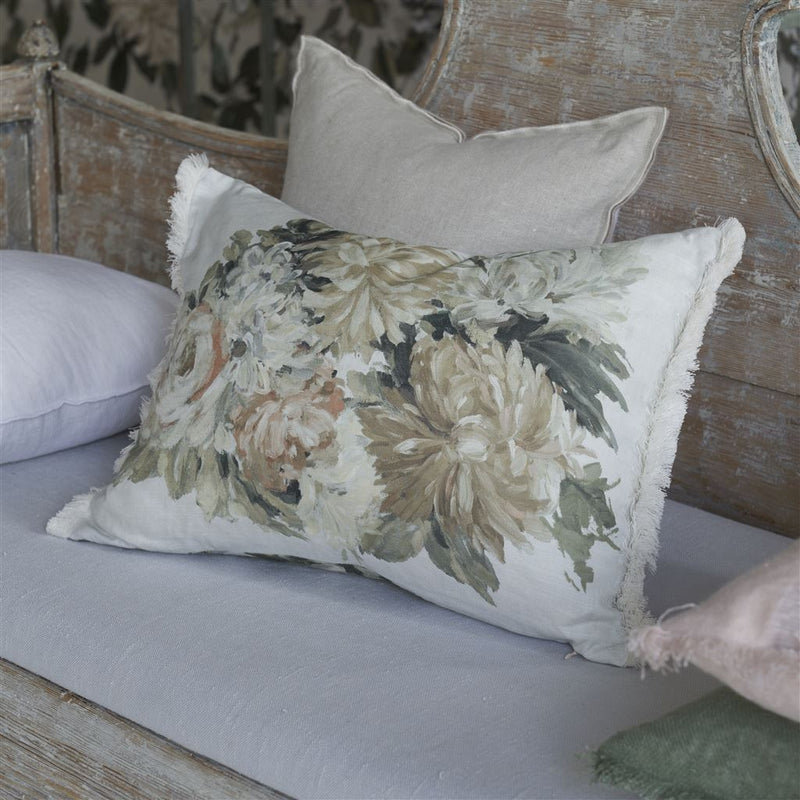 media image for Fleurs D Artistes Sepia Cushion By Designers Guild Ccdg1463 4 28