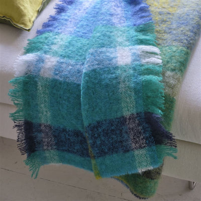 product image for Fontaine Cobalt Throw By Designers Guild Bldg0288 4 35
