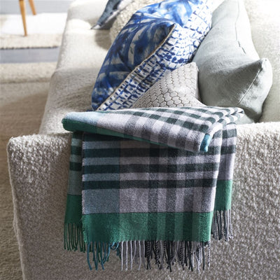 product image for Bankura Emerald Throw By Designers Guild Bldg0291 4 5