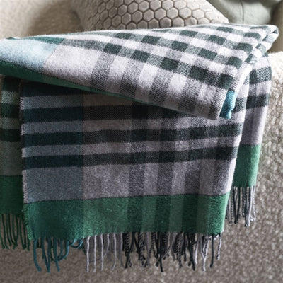 product image for Bankura Emerald Throw By Designers Guild Bldg0291 5 46