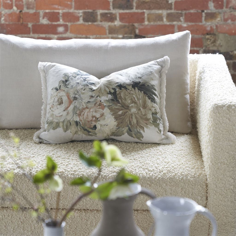 media image for Fleurs D Artistes Sepia Cushion By Designers Guild Ccdg1463 6 239