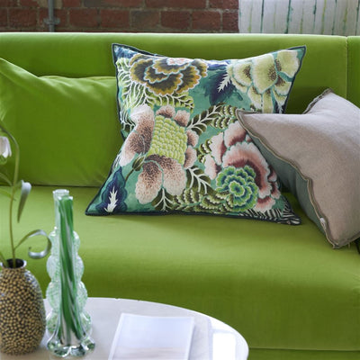 product image for Rose De Damas Jade Cushion By Designers Guild Ccdg1456 6 60
