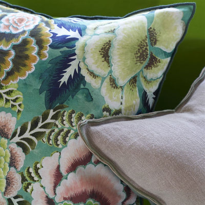 product image for Rose De Damas Jade Cushion By Designers Guild Ccdg1456 7 65