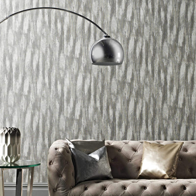 product image for Abstract Contemporary Wallpaper in Taupe/Grey 43
