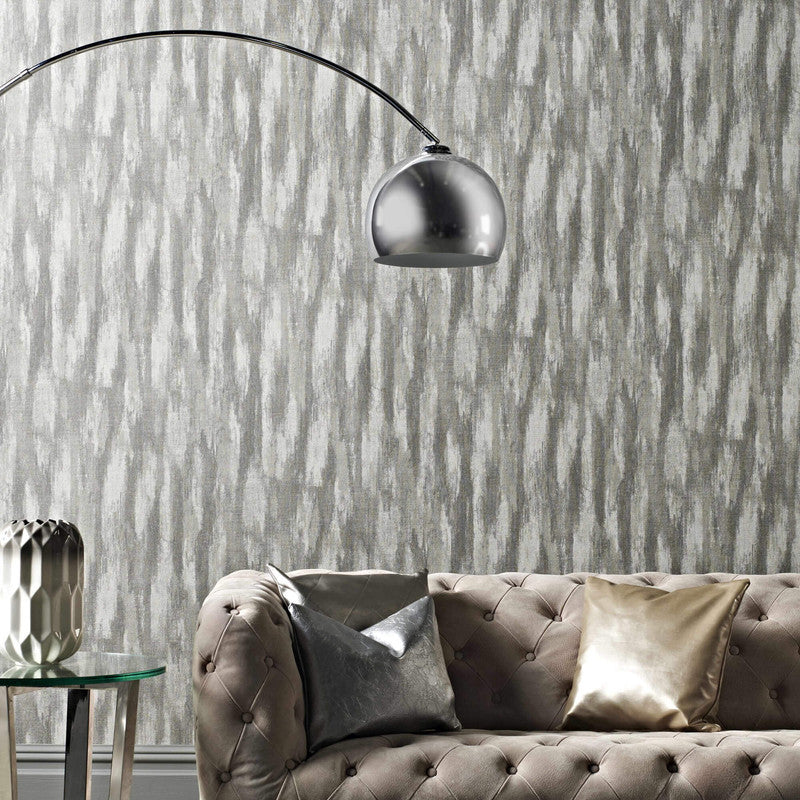 media image for Abstract Contemporary Wallpaper in Taupe/Grey 251