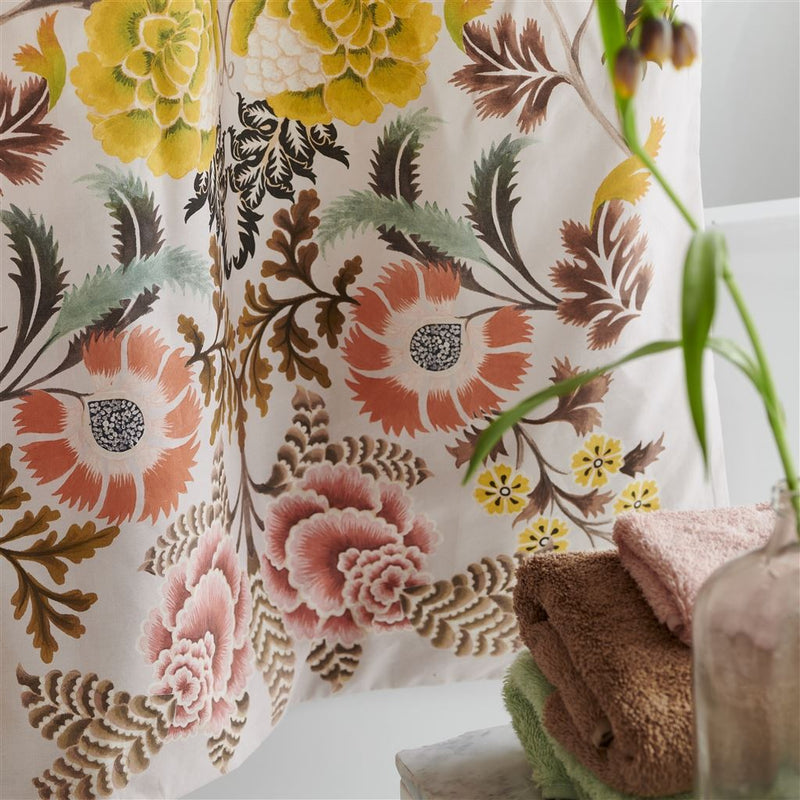 media image for Brocart Decoratif Sepia Shower Curtain By Designers Guild Scdg0058 4 297