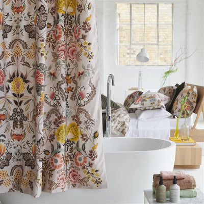 product image for Brocart Decoratif Sepia Shower Curtain By Designers Guild Scdg0058 3 15
