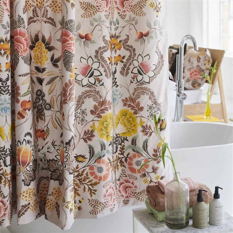 media image for Brocart Decoratif Sepia Shower Curtain By Designers Guild Scdg0058 2 289