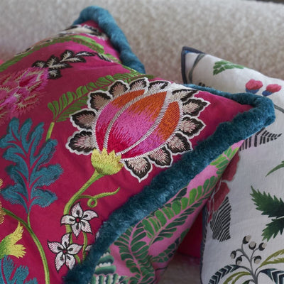 product image for Brocart Decoratif Embroidered Cushion By Designers Guild Ccdg1467 11 71