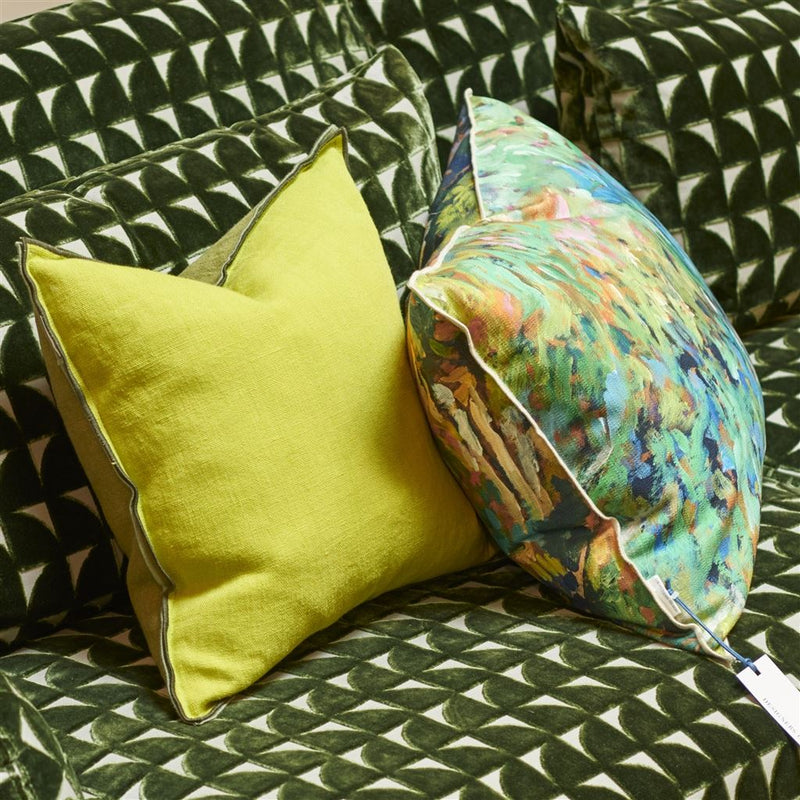 media image for Foret Impressionniste Forest Cushion By Designers Guild Ccdg1460 4 217