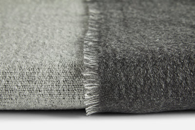 product image for double dark grey light grey throw by woud woud 160554 2 40