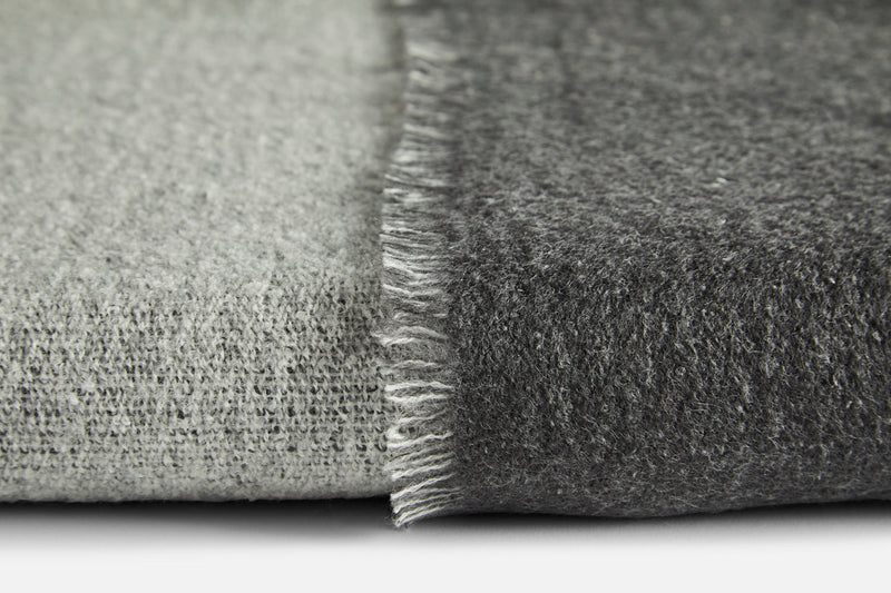 media image for double dark grey light grey throw by woud woud 160554 2 282
