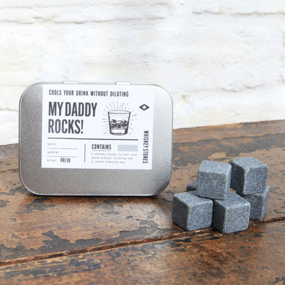 product image for my daddy rocks whiskey stones by mens society msn1d3 1 60