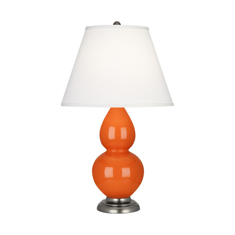 media image for pumpkin glazed ceramic double gourd accent lamp by robert abbey ra 1685 6 210