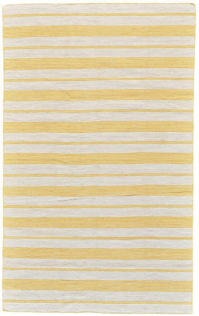 product image of Granberg Hand Woven Yellow and Ivory Rug by BD Fine Flatshot Image 1 576