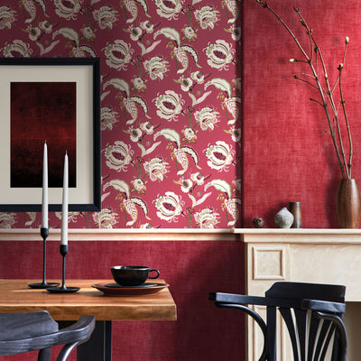 product image for Abstract Floral Red Wallpaper from the Into the Wild Collection by Galerie Wallcoverings 15