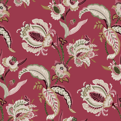 product image of Abstract Floral Red Wallpaper from the Into the Wild Collection by Galerie Wallcoverings 595