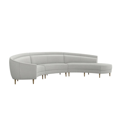 product image for Capri Chaise 3 Piece Sectional 4 86