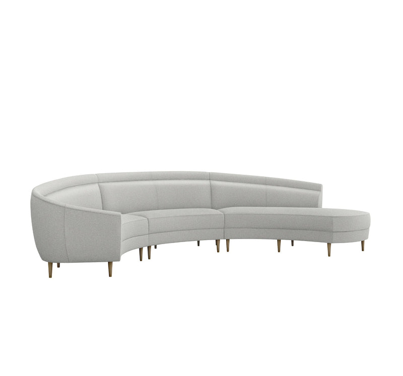 media image for Capri Chaise 3 Piece Sectional 4 226