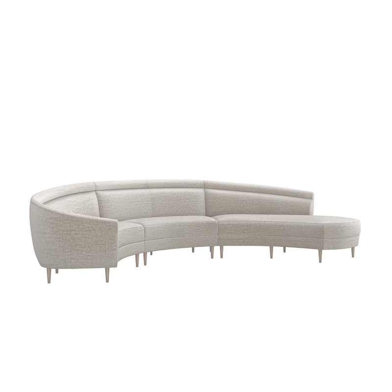 media image for Capri Chaise 3 Piece Sectional 8 212